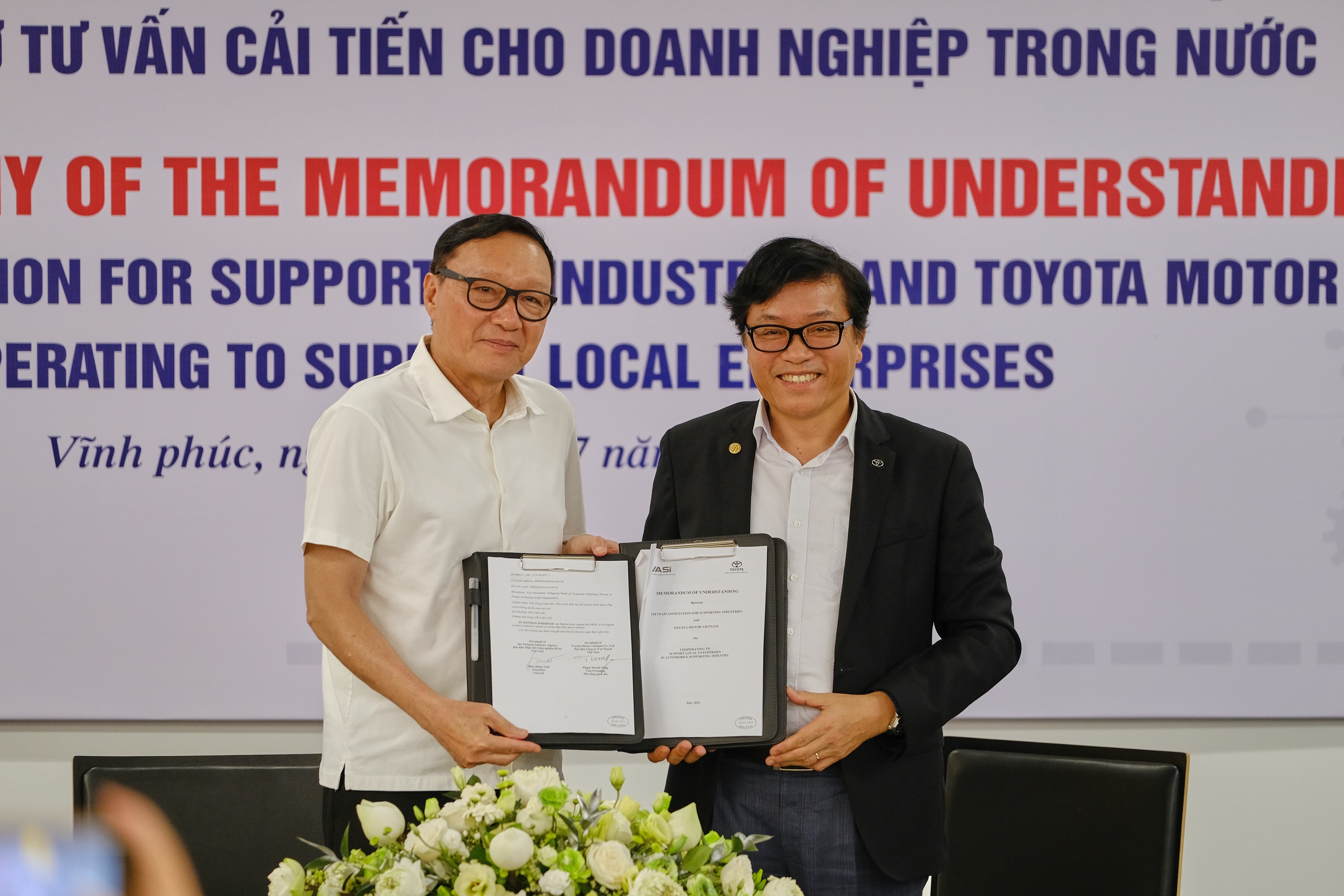 Toyota Việt Nam hợp tác với Hiệp hội Công nghiệp hỗ trợ Việt Nam khởi động Dự án hỗ trợ doanh nghiệp trong nước trong lĩnh vực công nghiệp hỗ trợ ô tô